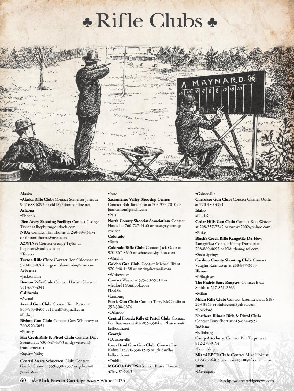 Black Powder Cartridge News Preview Pages