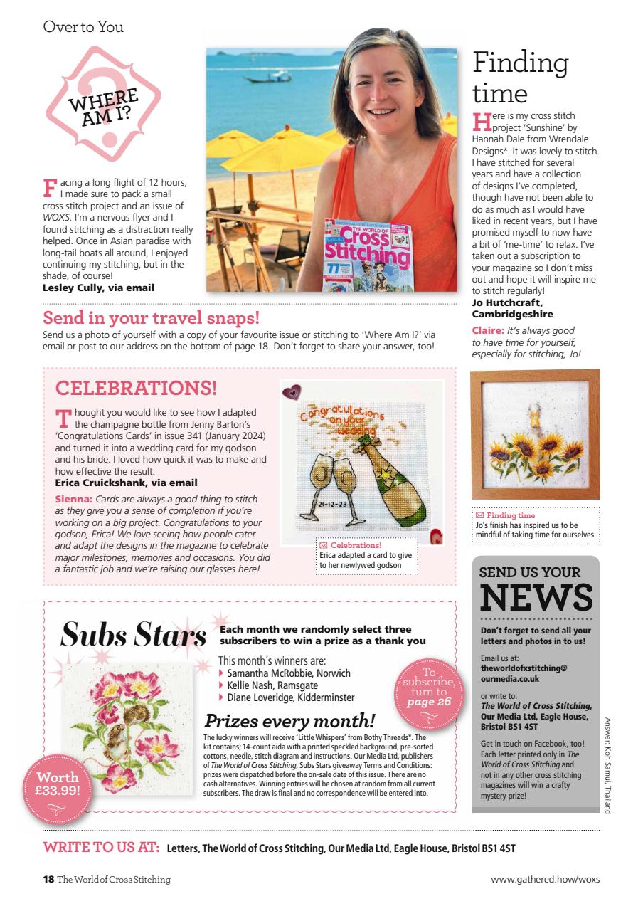 The World of Cross Stitching Preview Pages