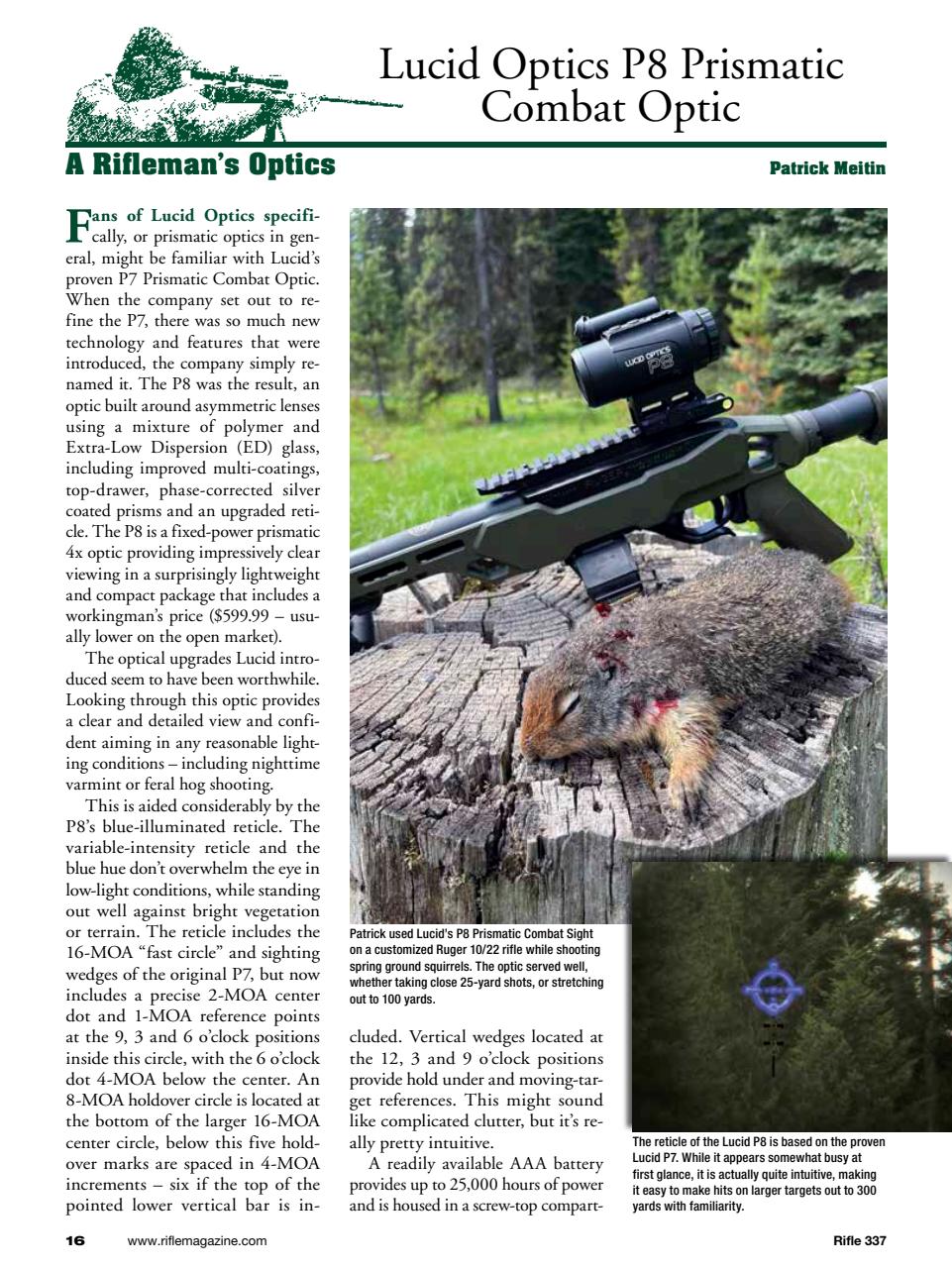 Rifle Preview Pages