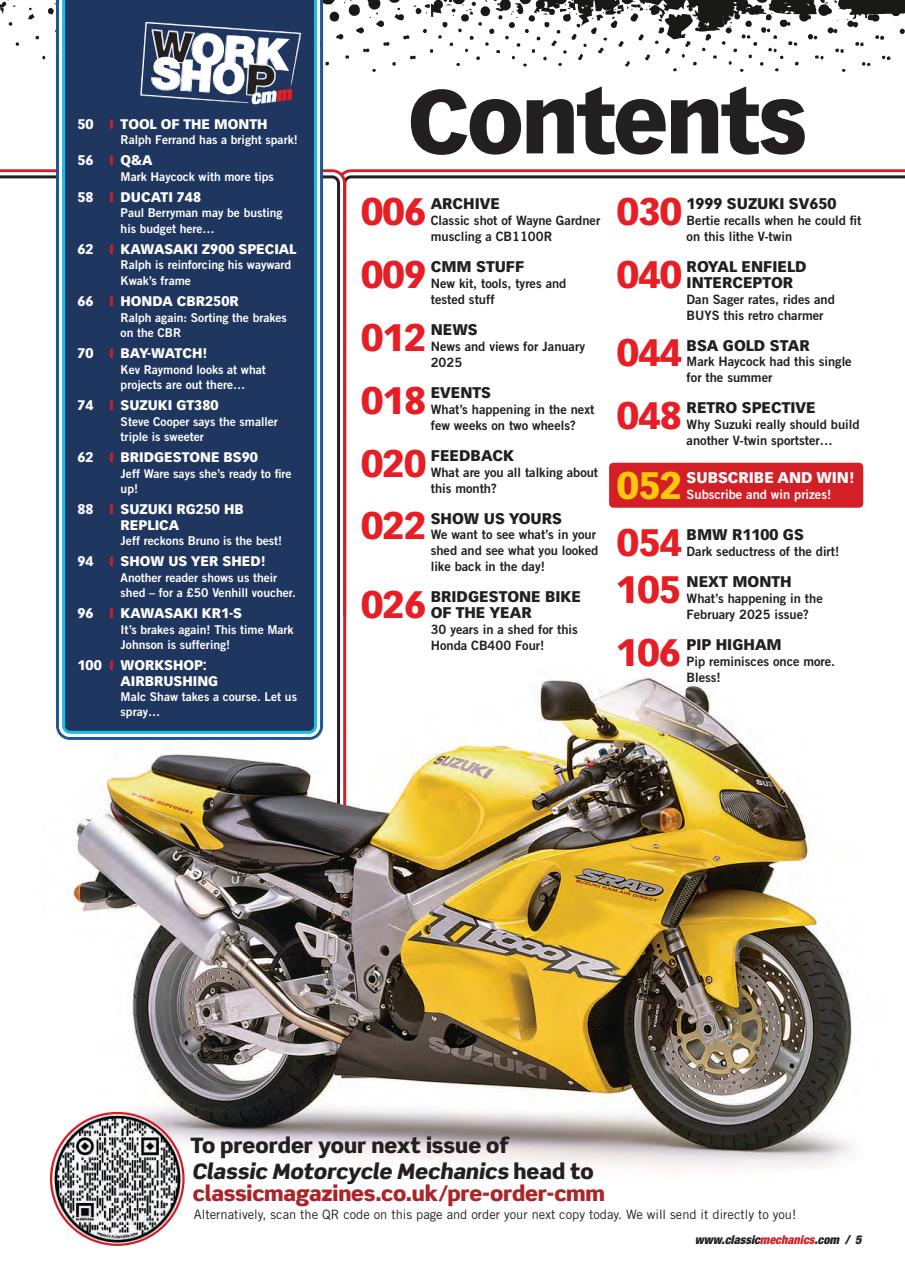 Classic Motorcycle Mechanics Preview Pages
