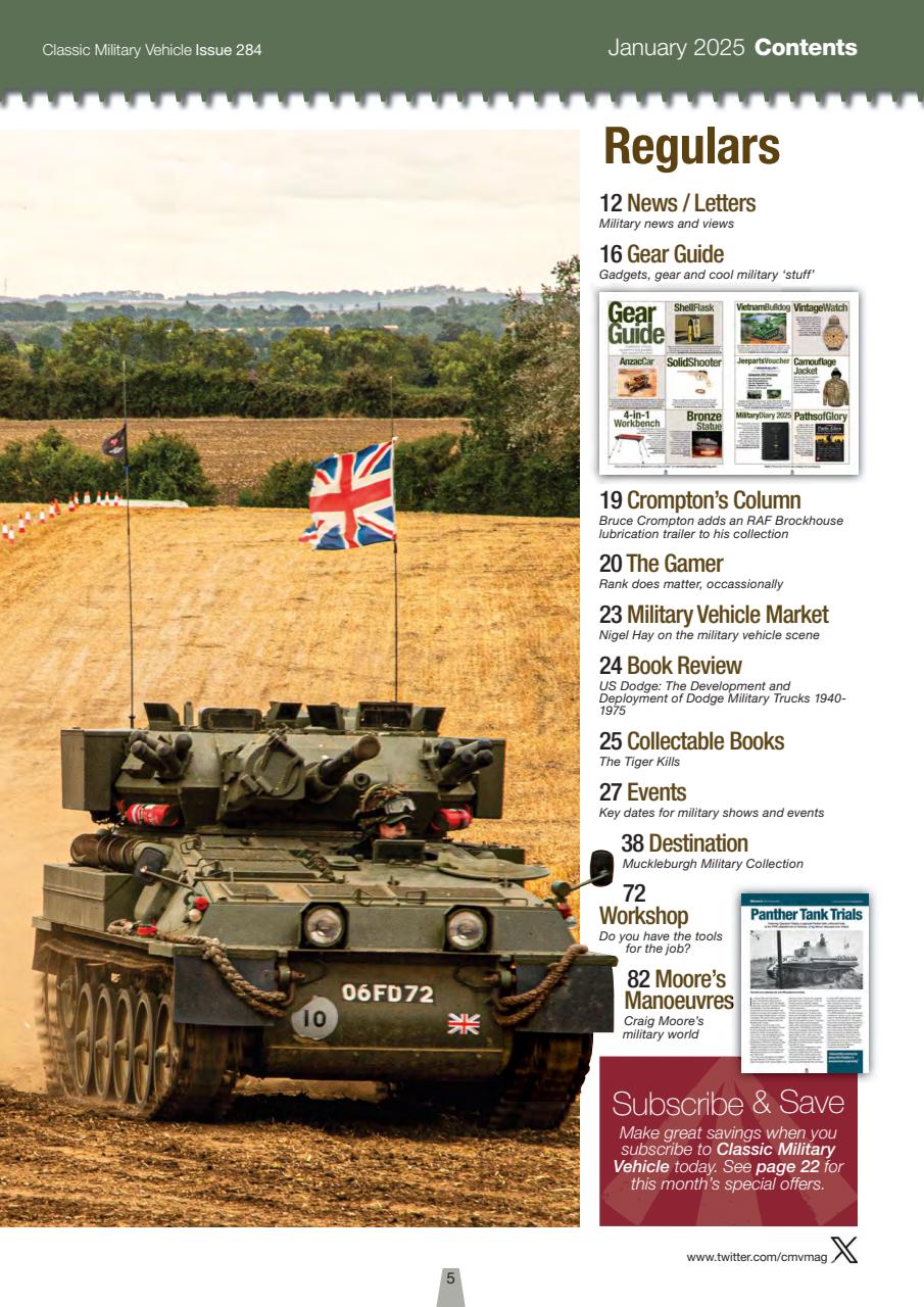 Classic Military Vehicle Preview Pages