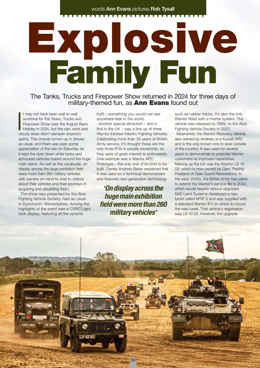 Classic Military Vehicle Preview Pages