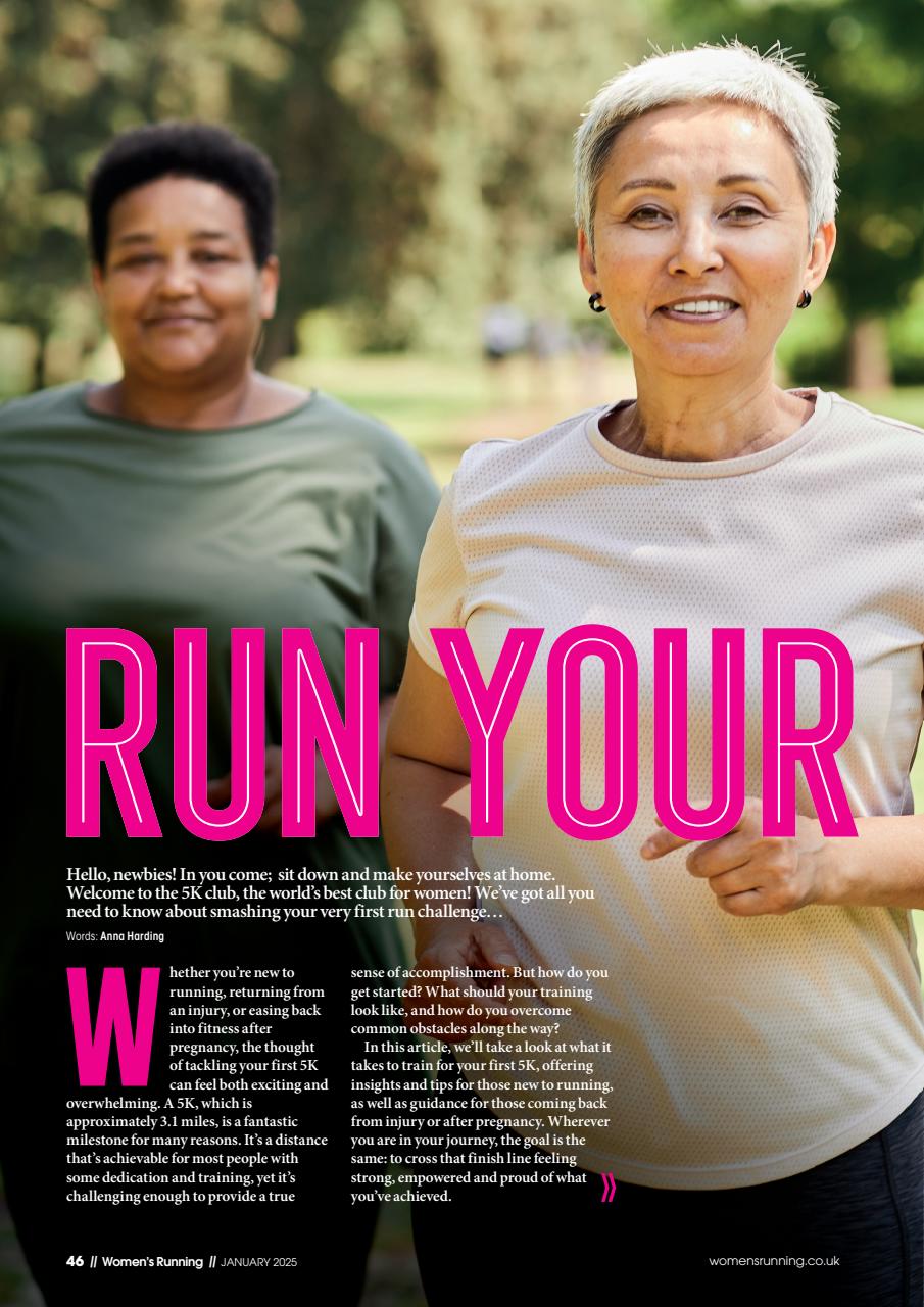 Women’s Running Preview Pages