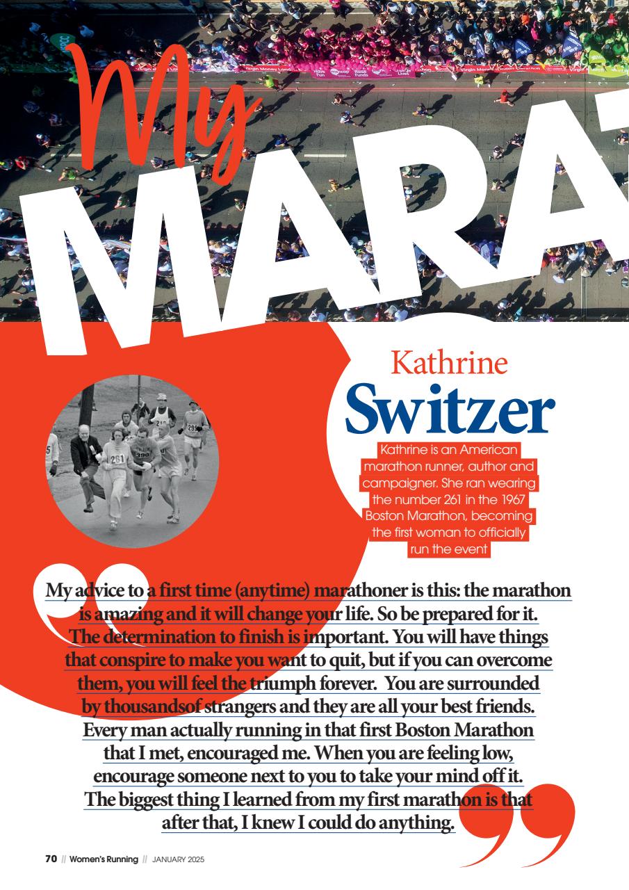 Women’s Running Preview Pages