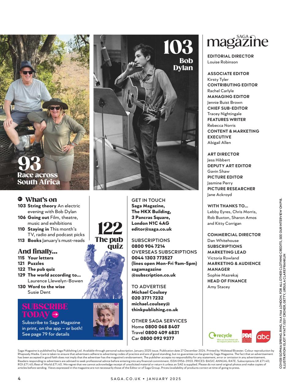 Saga Magazine Preview Pages