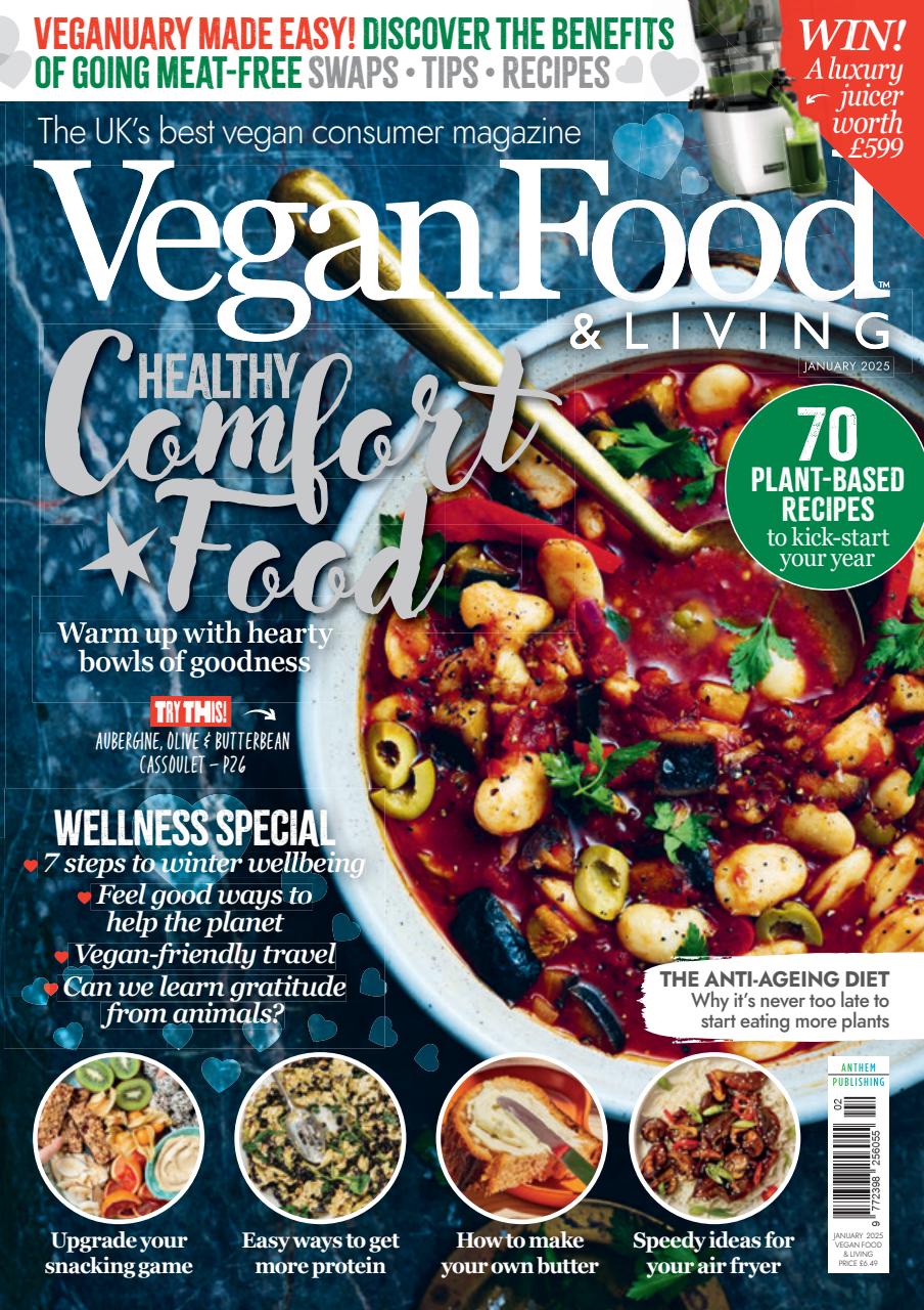 Vegan Food & Living Magazine Suscripciones y Jan 2025 edición