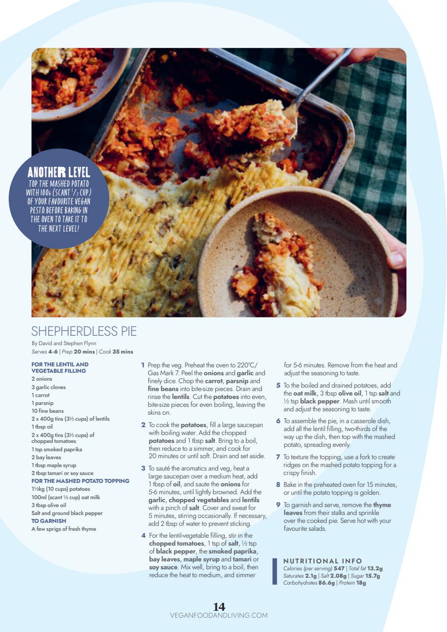 Vegan Food & Living Magazine Preview Pages