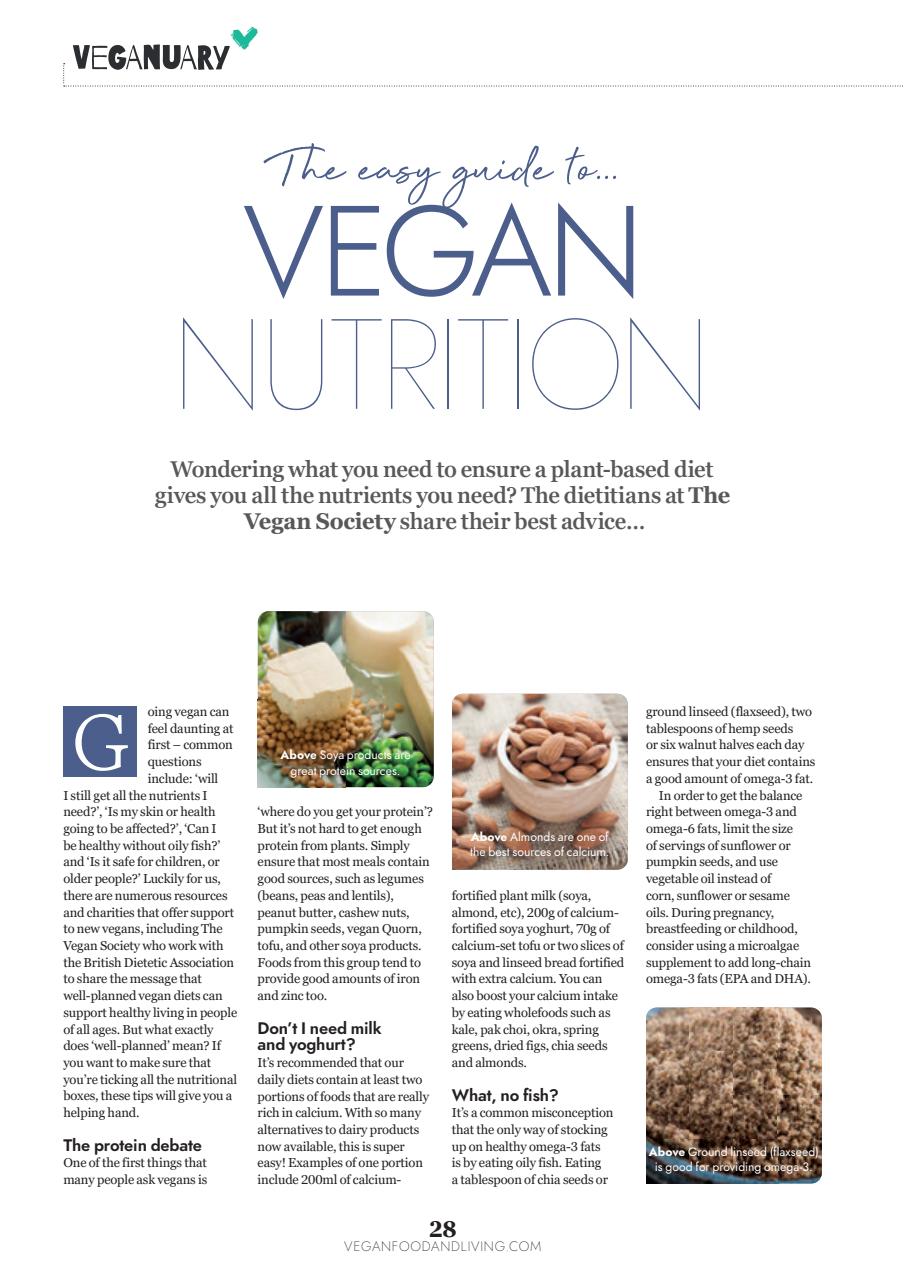 Vegan Food & Living Magazine Preview Pages