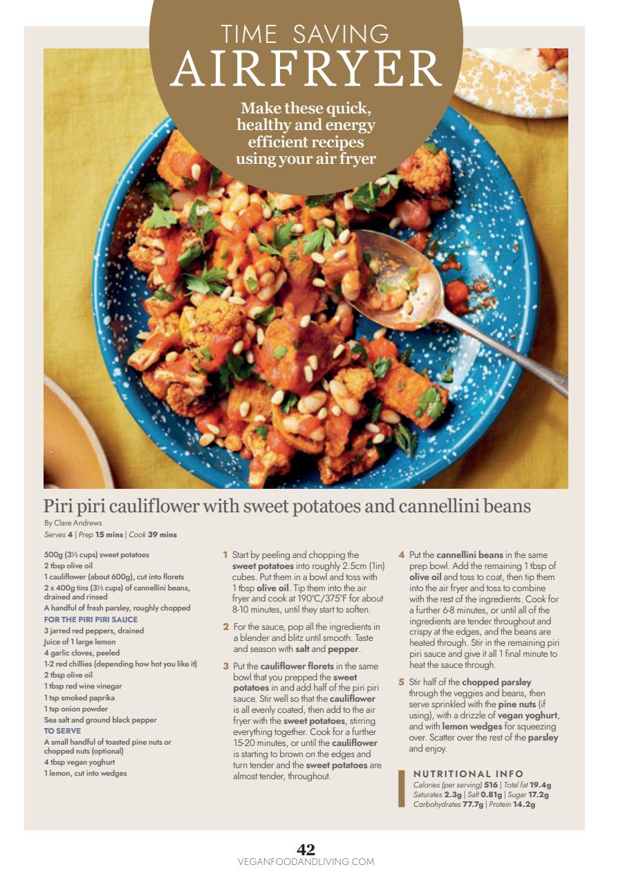 Vegan Food & Living Magazine Preview Pages