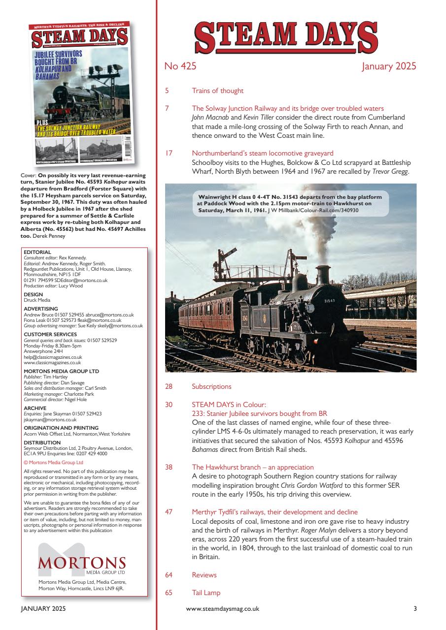 Steam Days Preview Pages