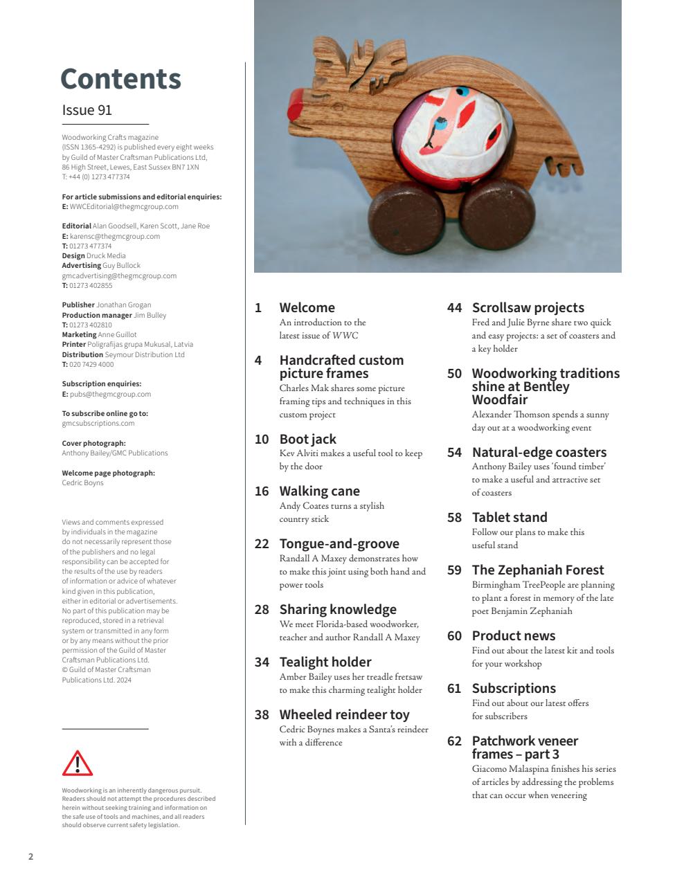 Woodworking Crafts Magazine Preview Pages