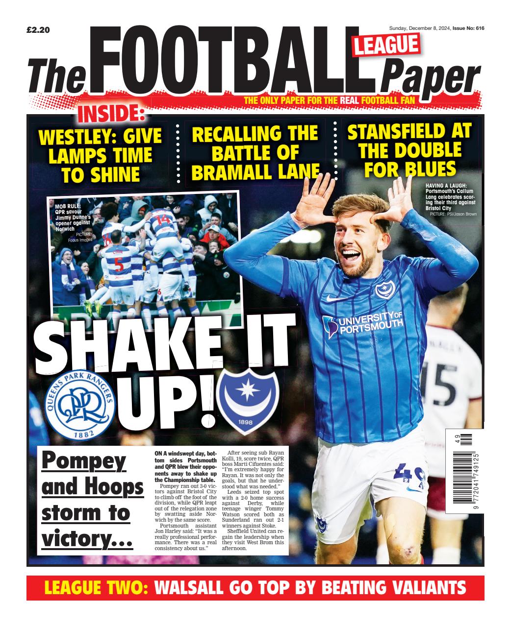 The Football League Paper Preview Pages