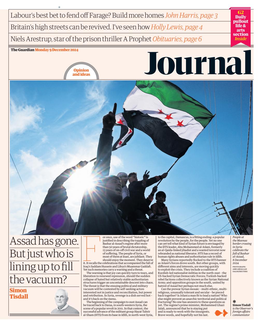 The Guardian Newspaper Preview Pages