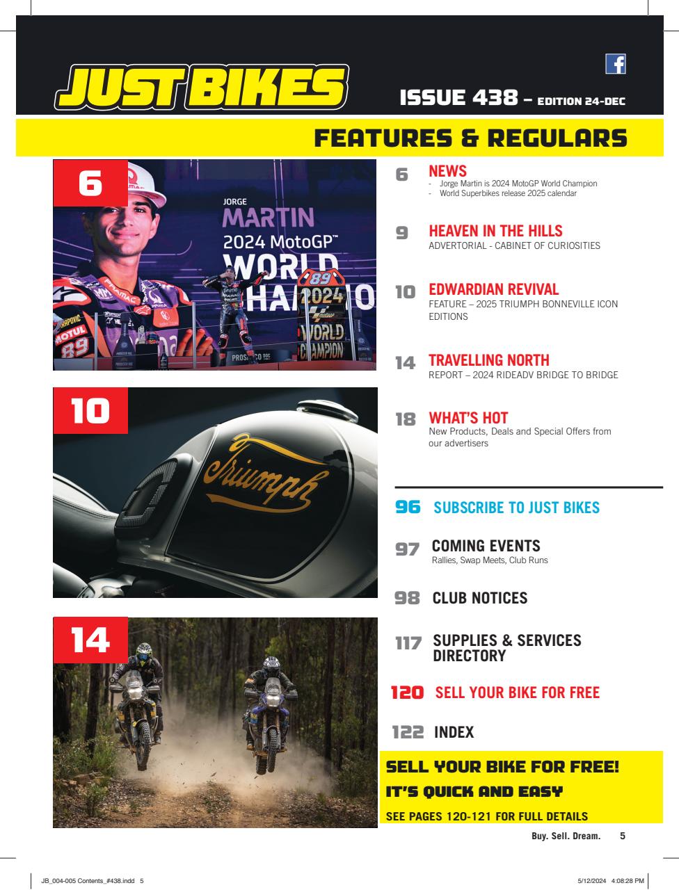 JUST BIKES Preview Pages