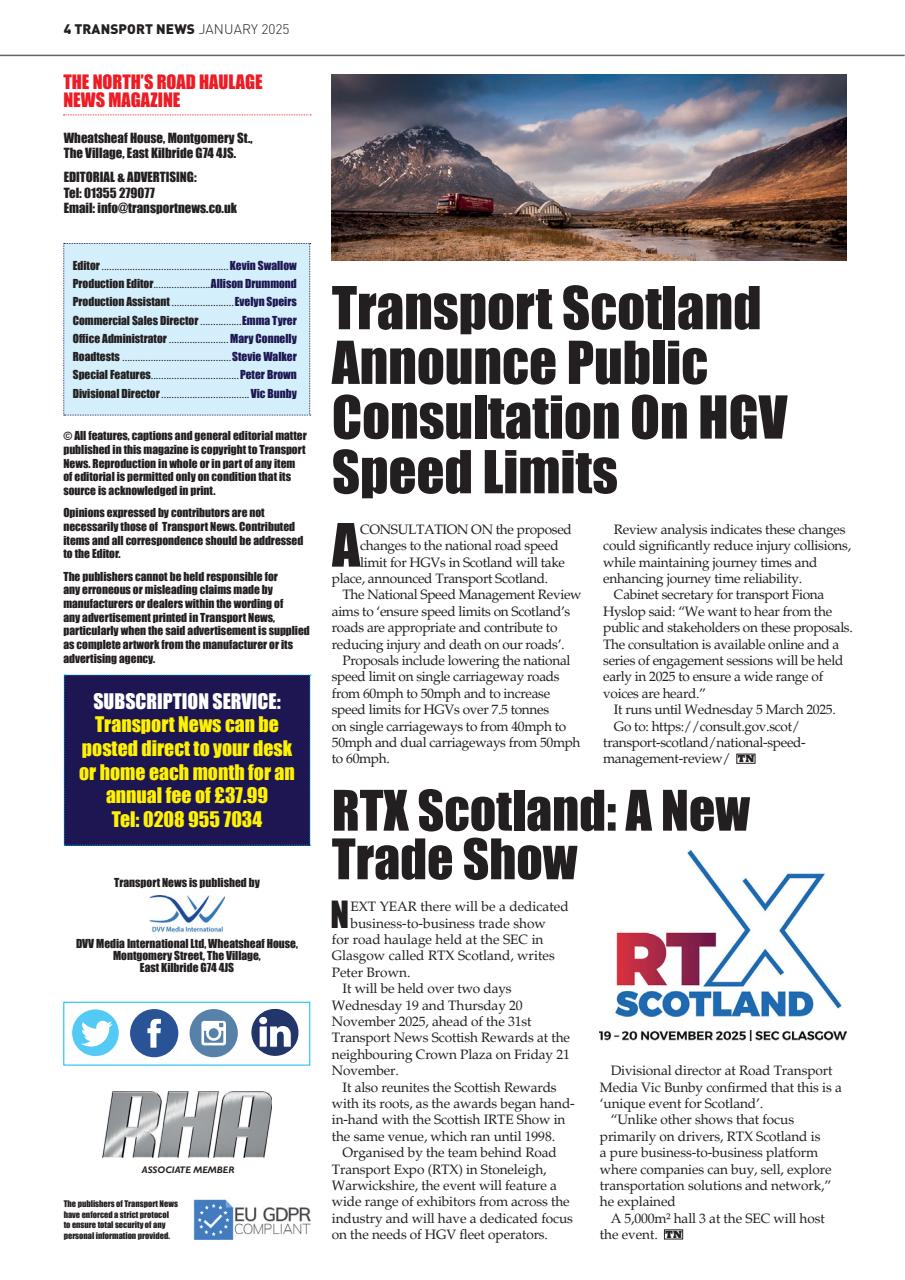 Transport News Preview Pages
