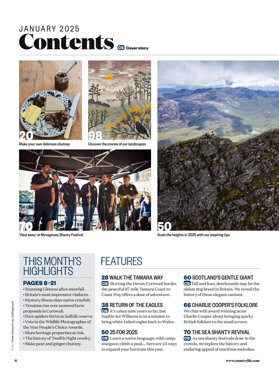 BBC Countryfile Magazine Preview Pages