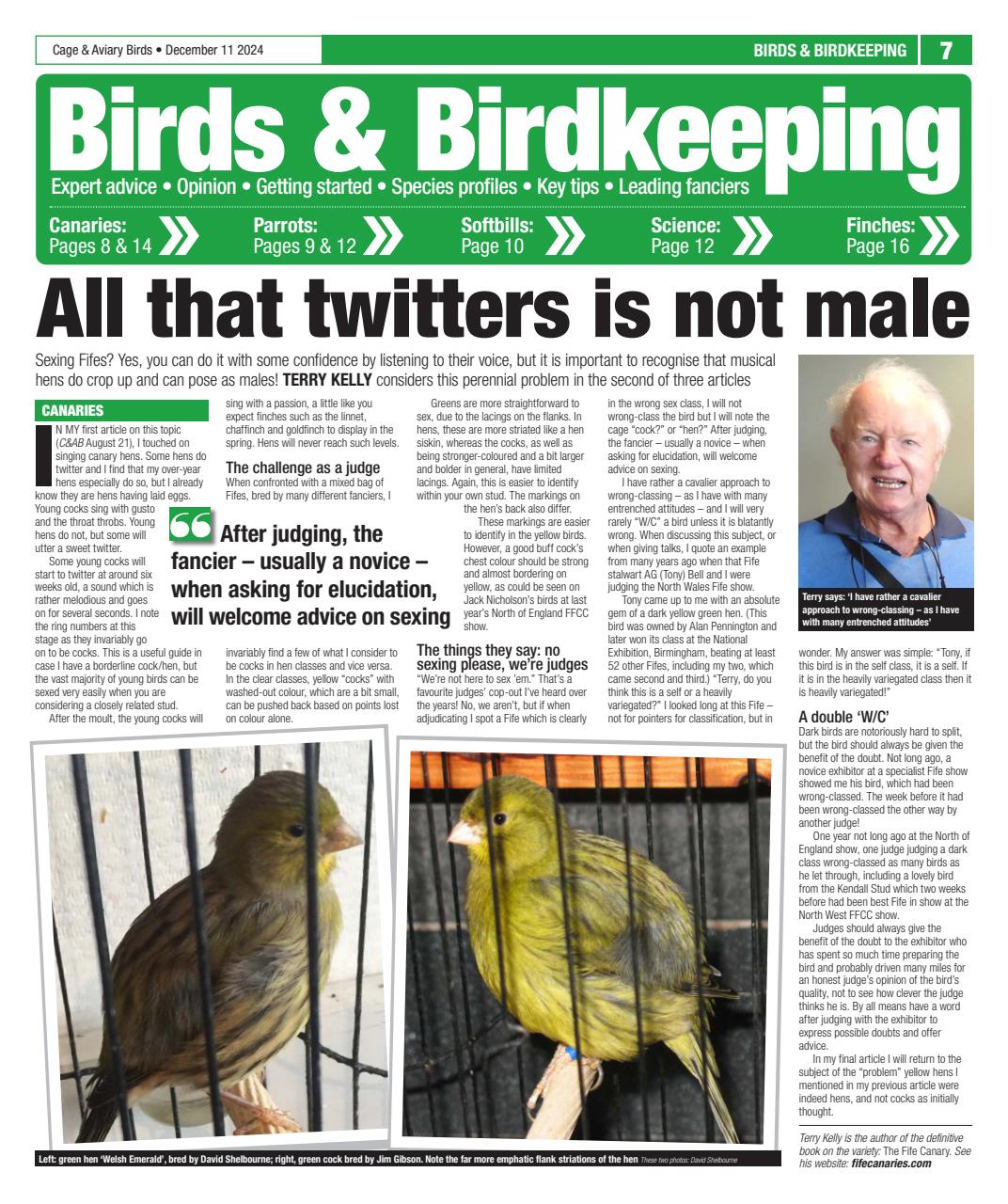 Cage & Aviary Birds Preview Pages