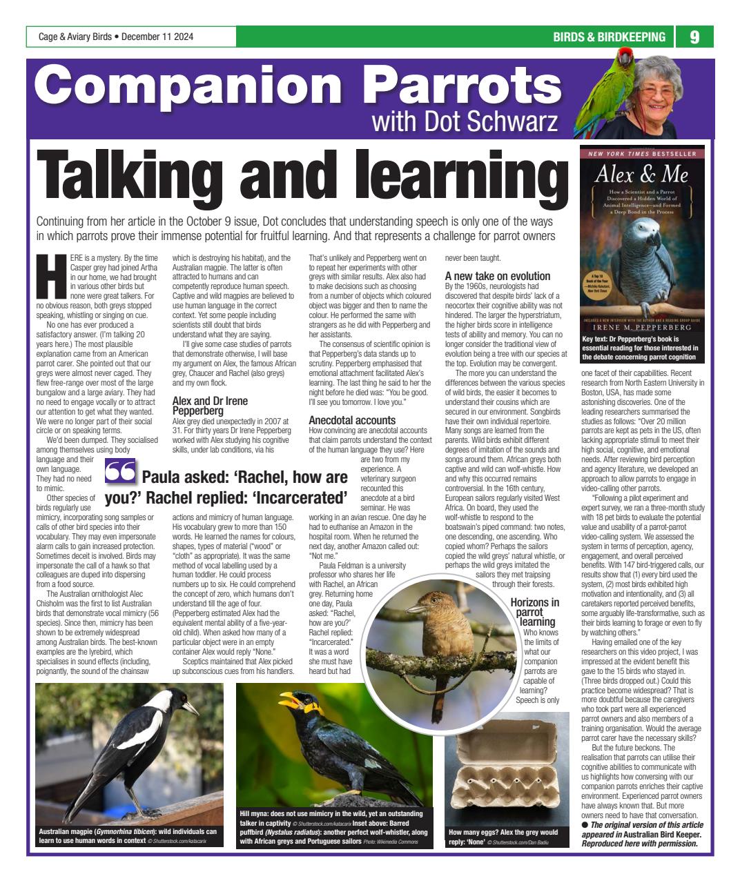 Cage & Aviary Birds Preview Pages