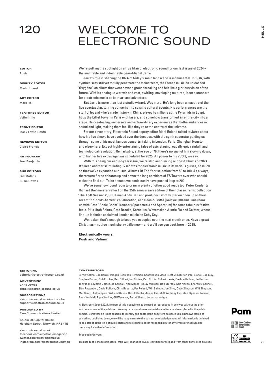 Electronic Sound Preview Pages