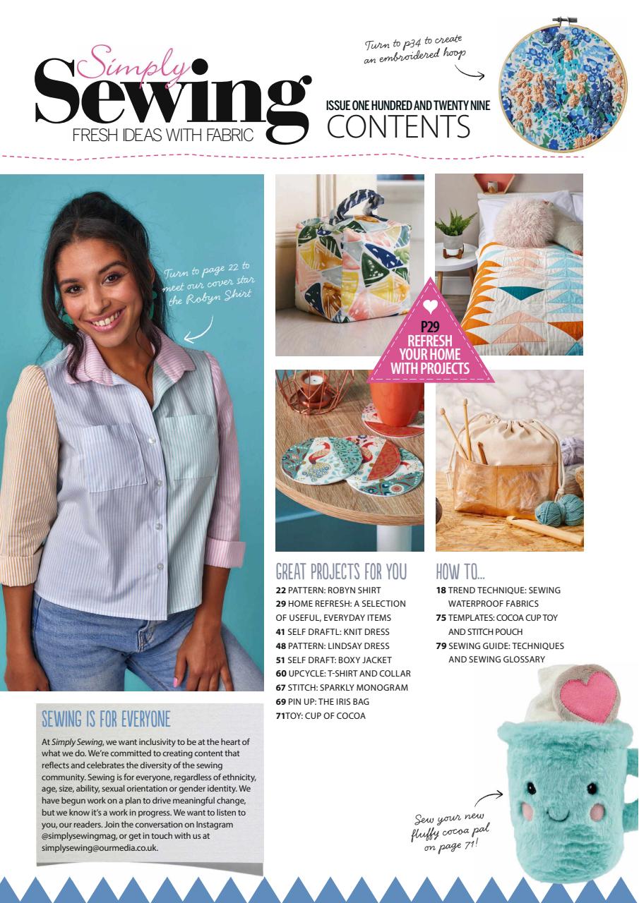 Simply Sewing Preview Pages