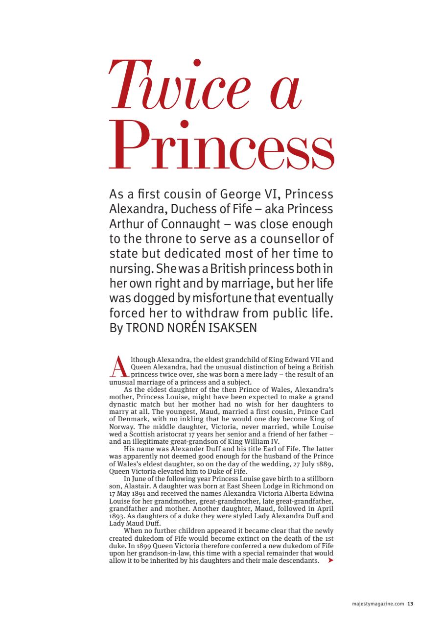 Majesty Magazine Preview Pages