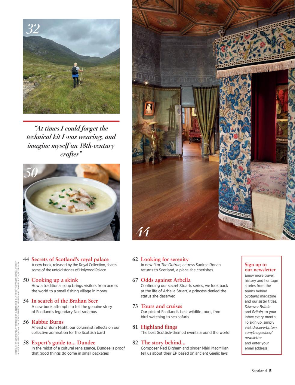 Scotland Magazine Preview Pages