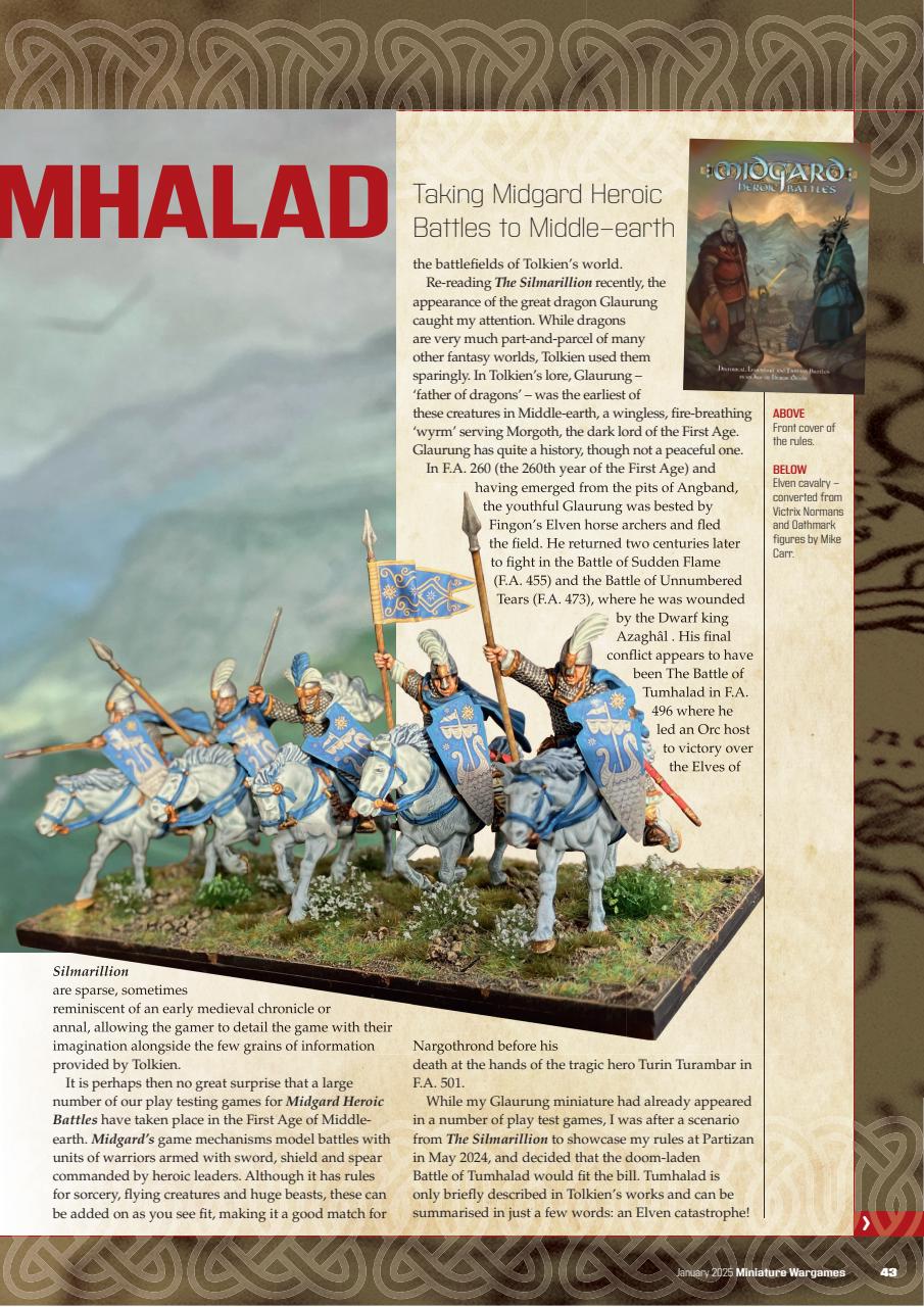 Miniature Wargames Preview Pages