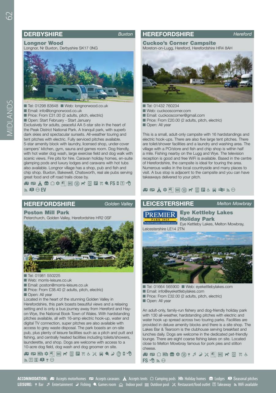 Campsite Finder Preview Pages