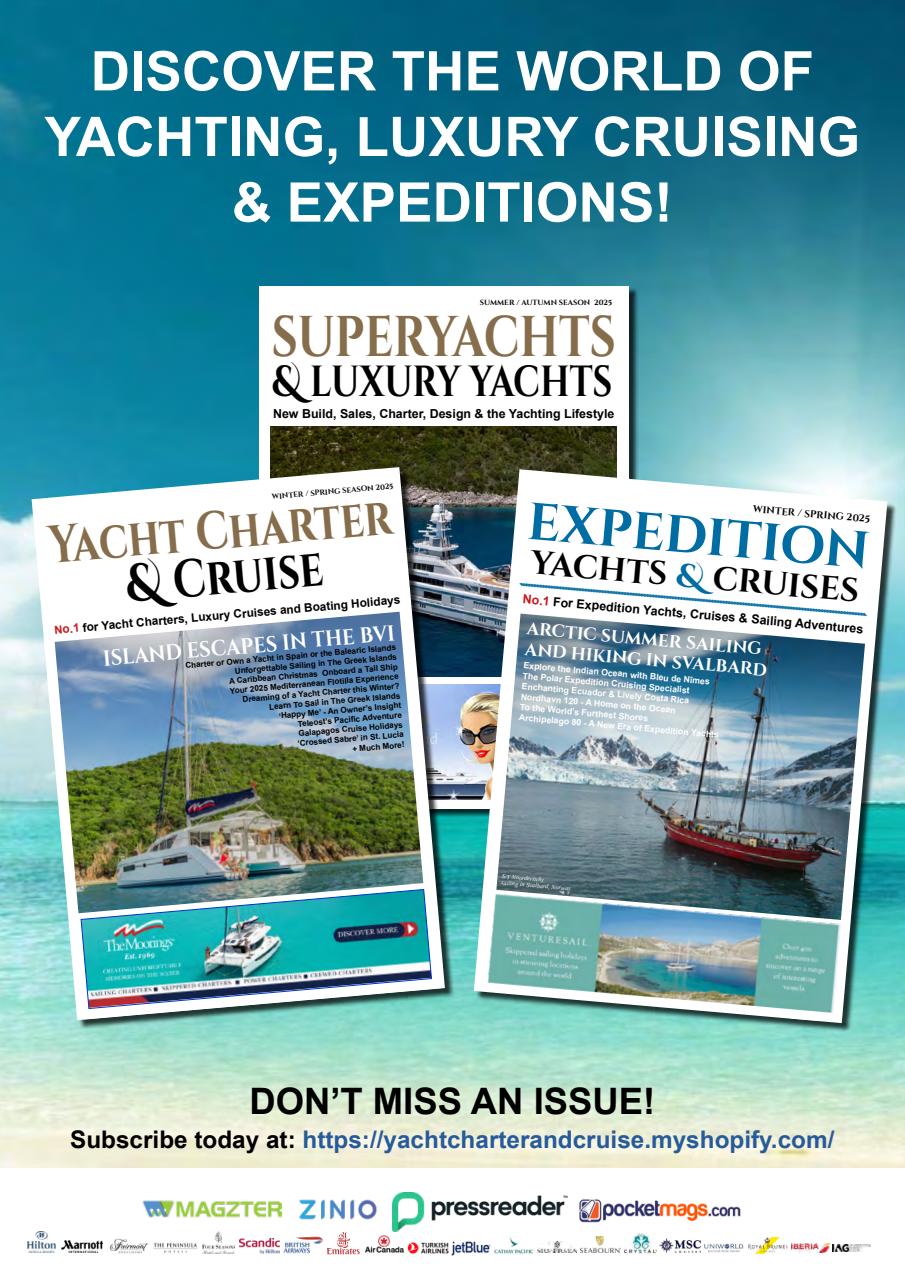 Yacht Charter & Cruise Preview Pages
