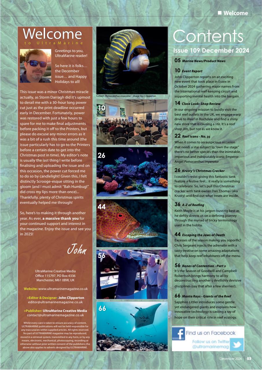UltraMarine Magazine Preview Pages