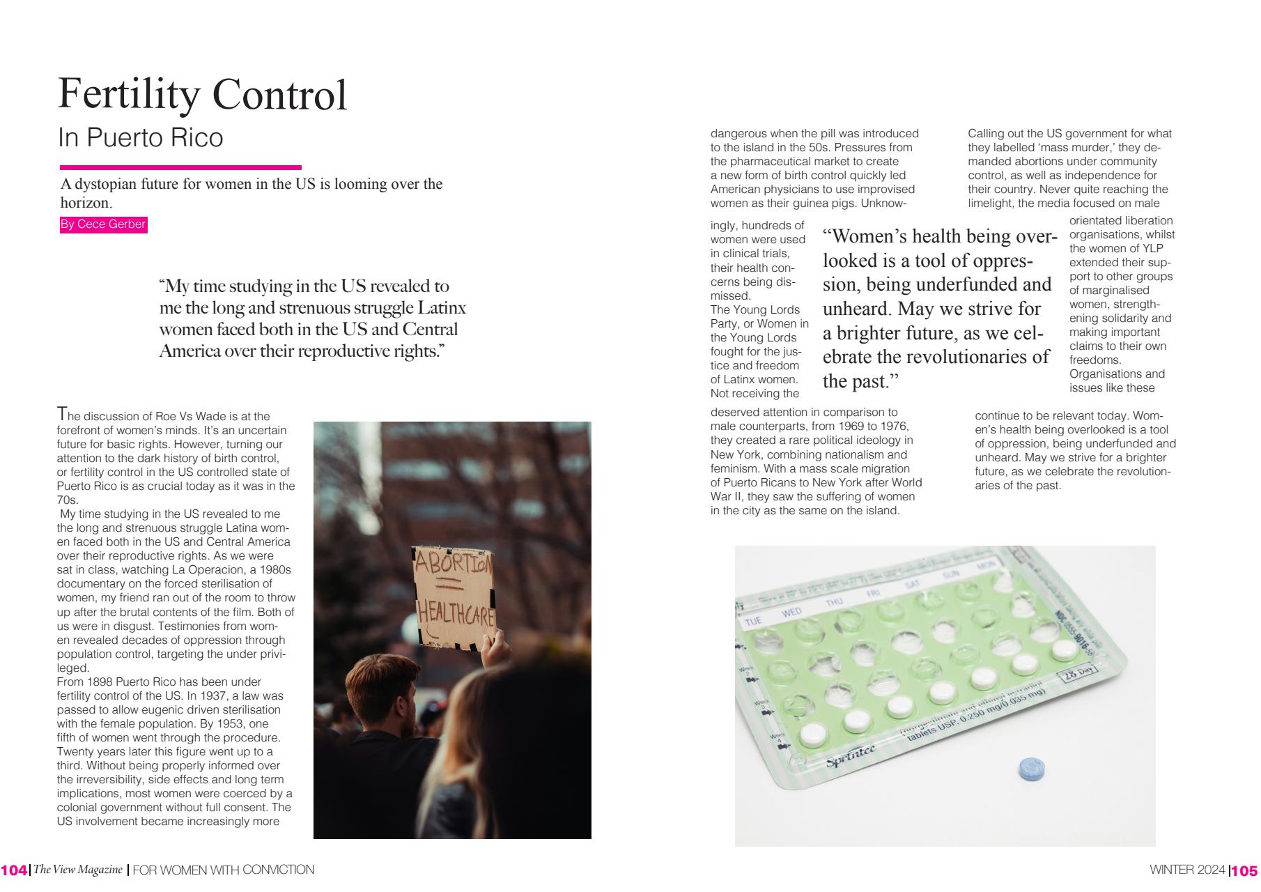 The View Magazine Preview Pages