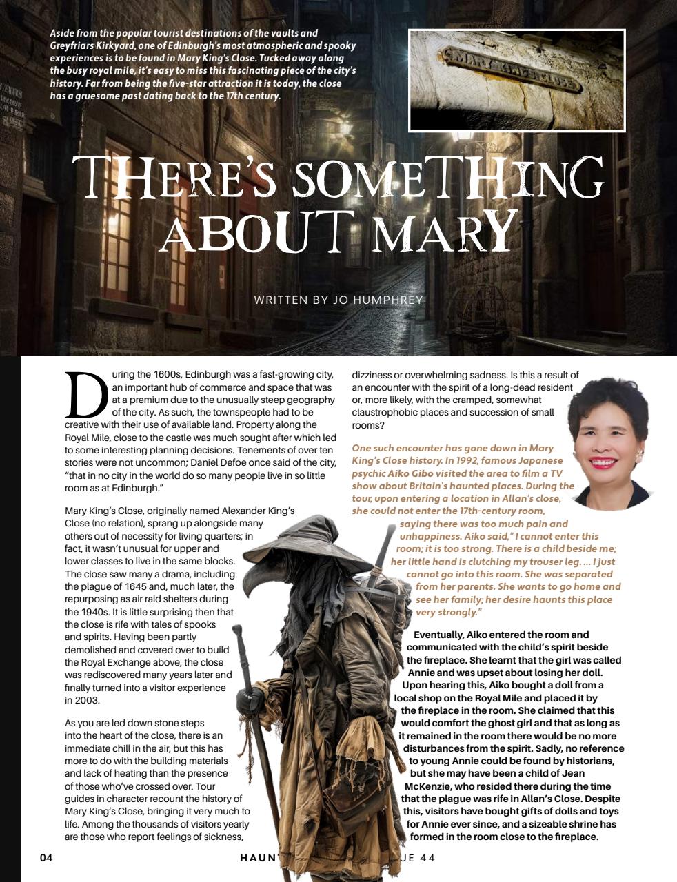 Haunted Magazine Preview Pages