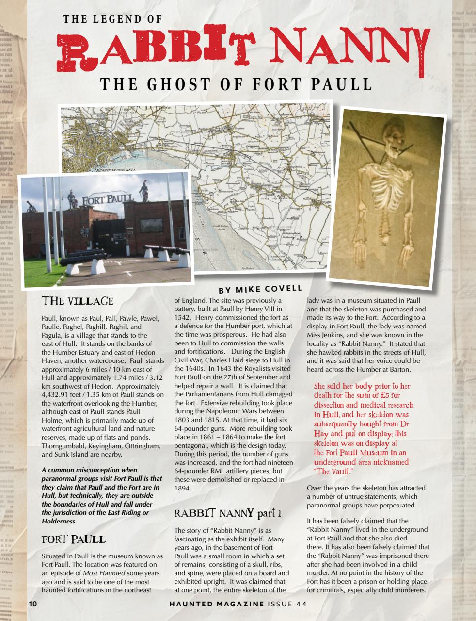 Haunted Magazine Preview Pages