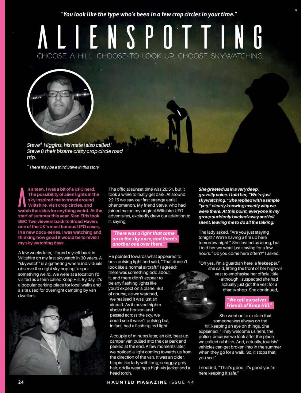 Haunted Magazine Preview Pages