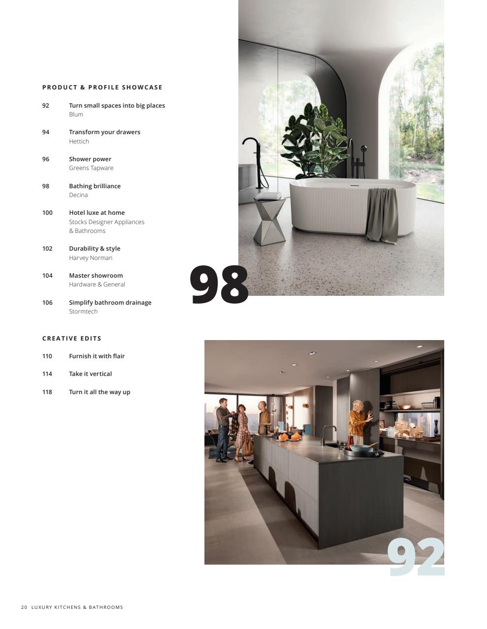 Luxury Kitchens and Bathrooms Preview Pages