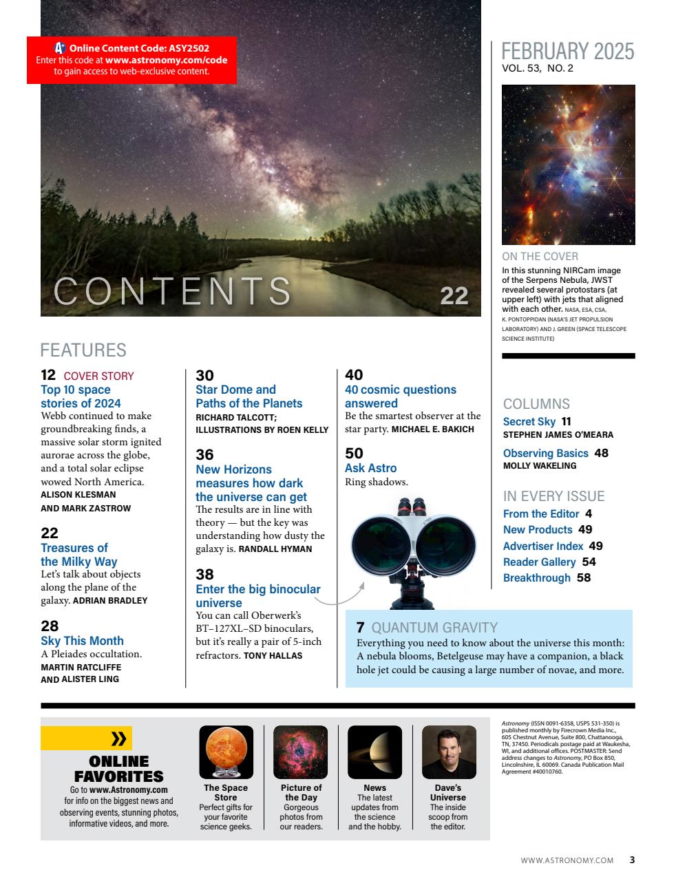 Astronomy Preview Pages