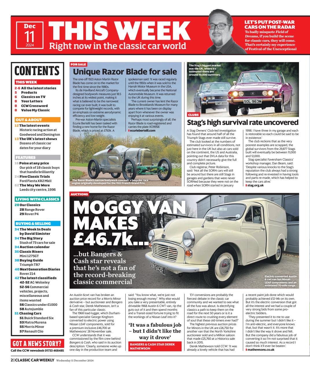 Classic Car Weekly Preview Pages