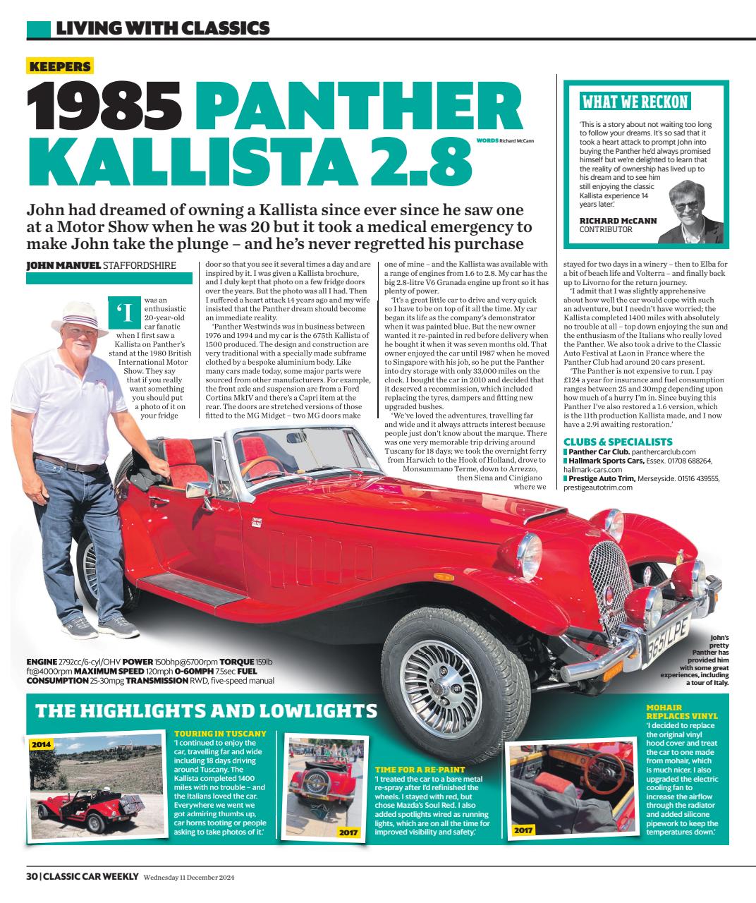 Classic Car Weekly Preview Pages