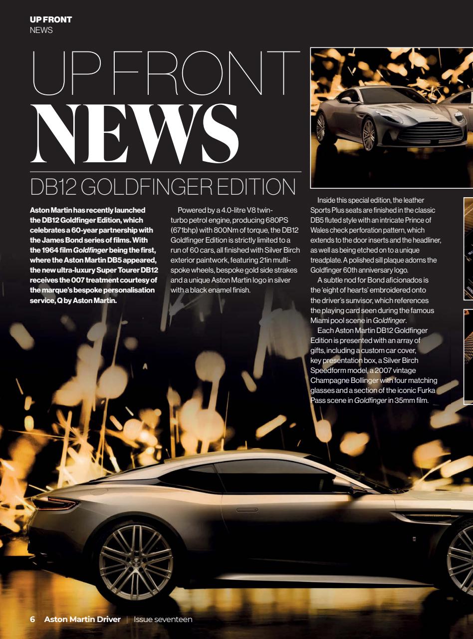 Aston Martin Driver Preview Pages