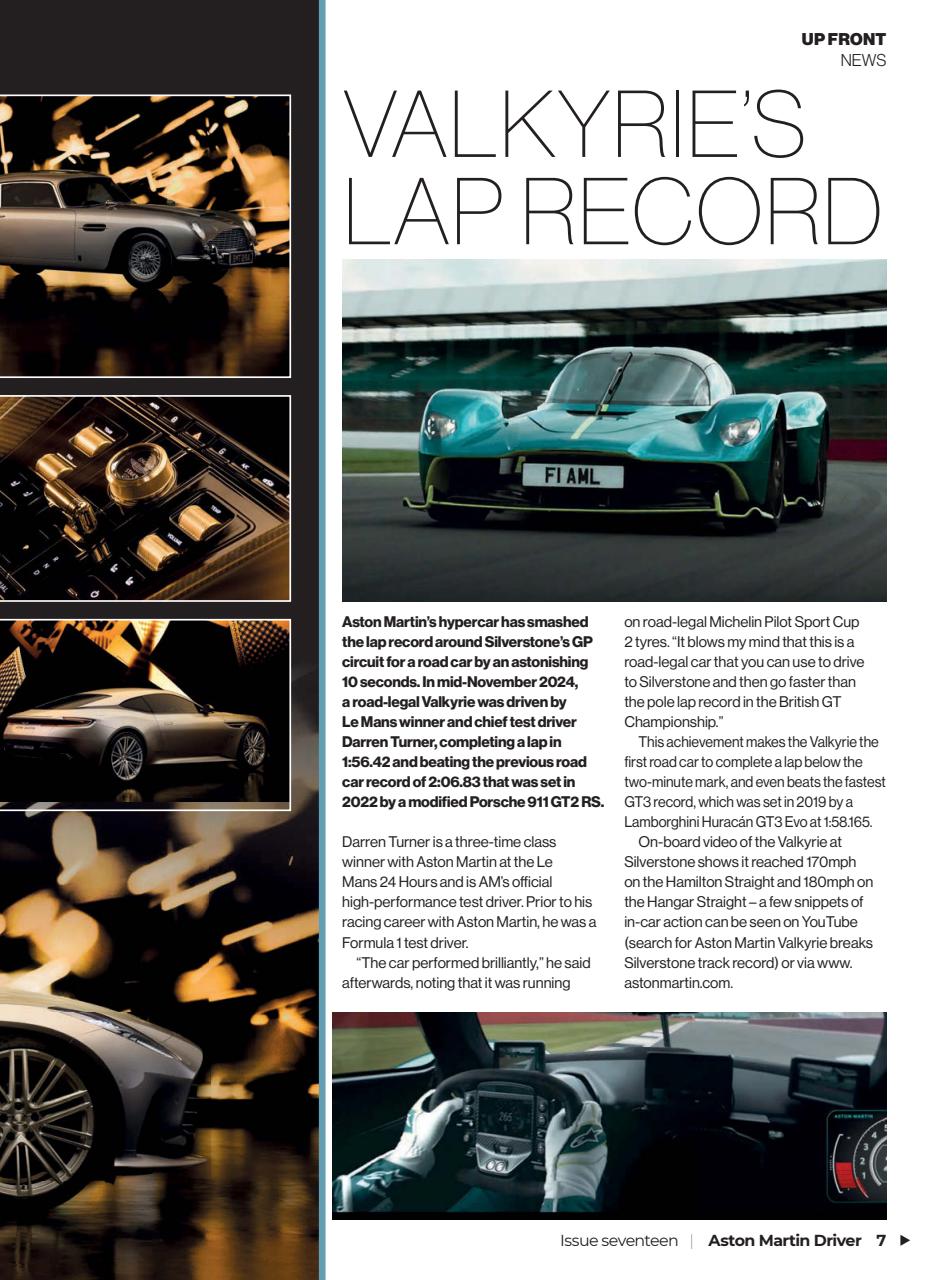 Aston Martin Driver Preview Pages