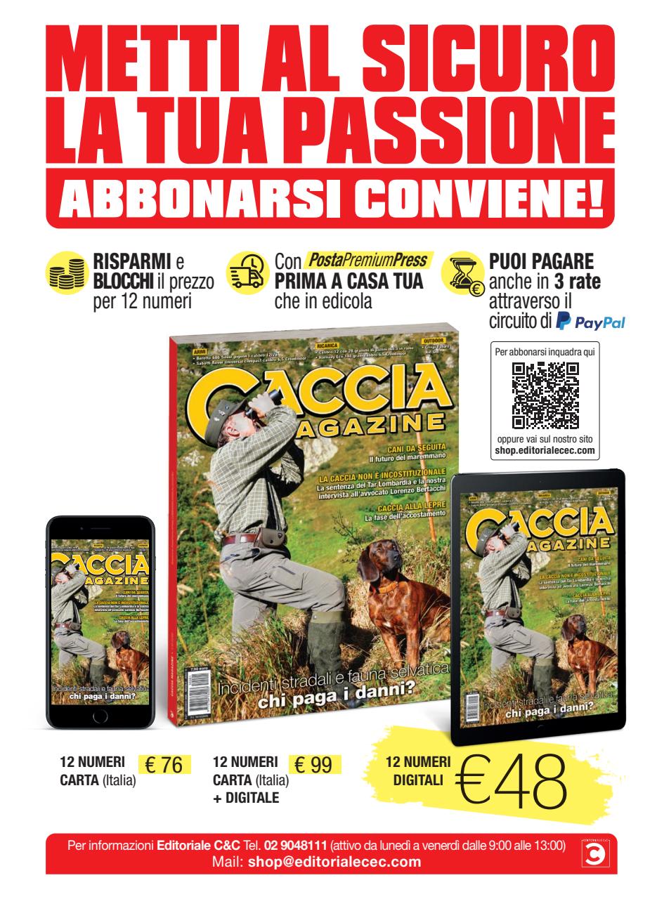 Caccia Magazine Preview Pages