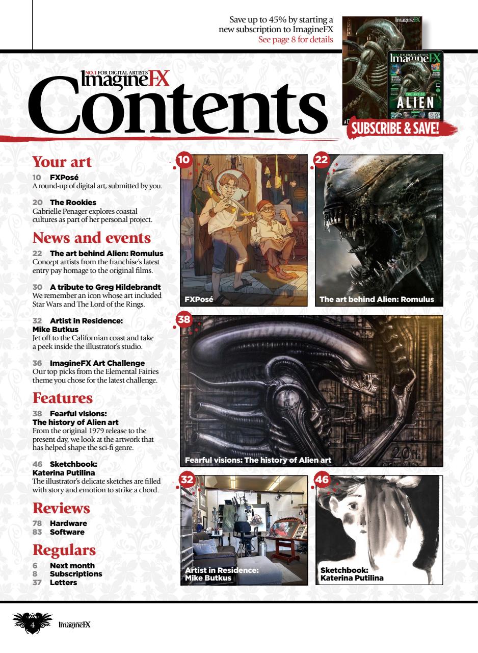 ImagineFX Preview Pages