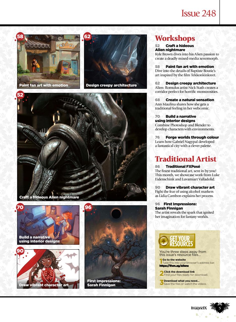 ImagineFX Preview Pages