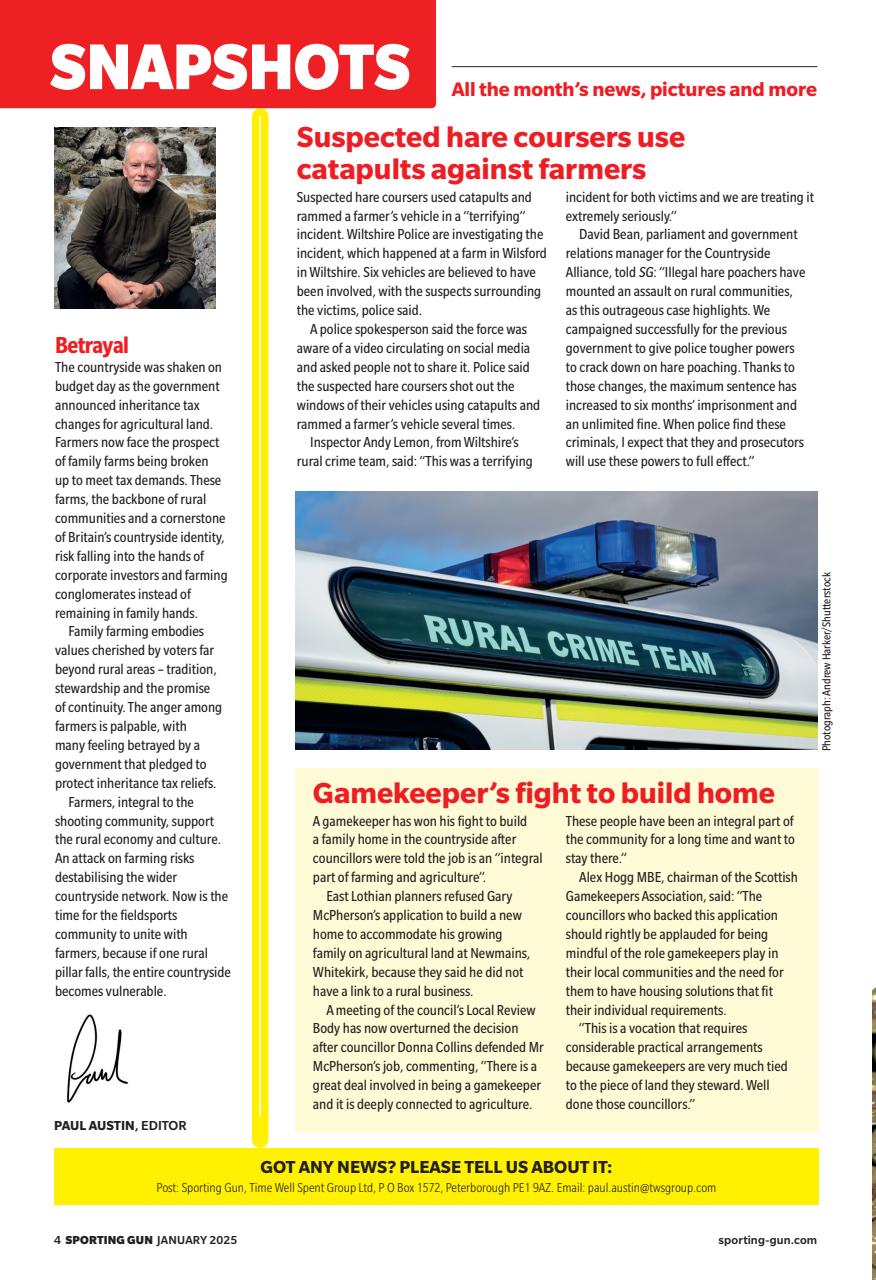 Sporting Gun Preview Pages