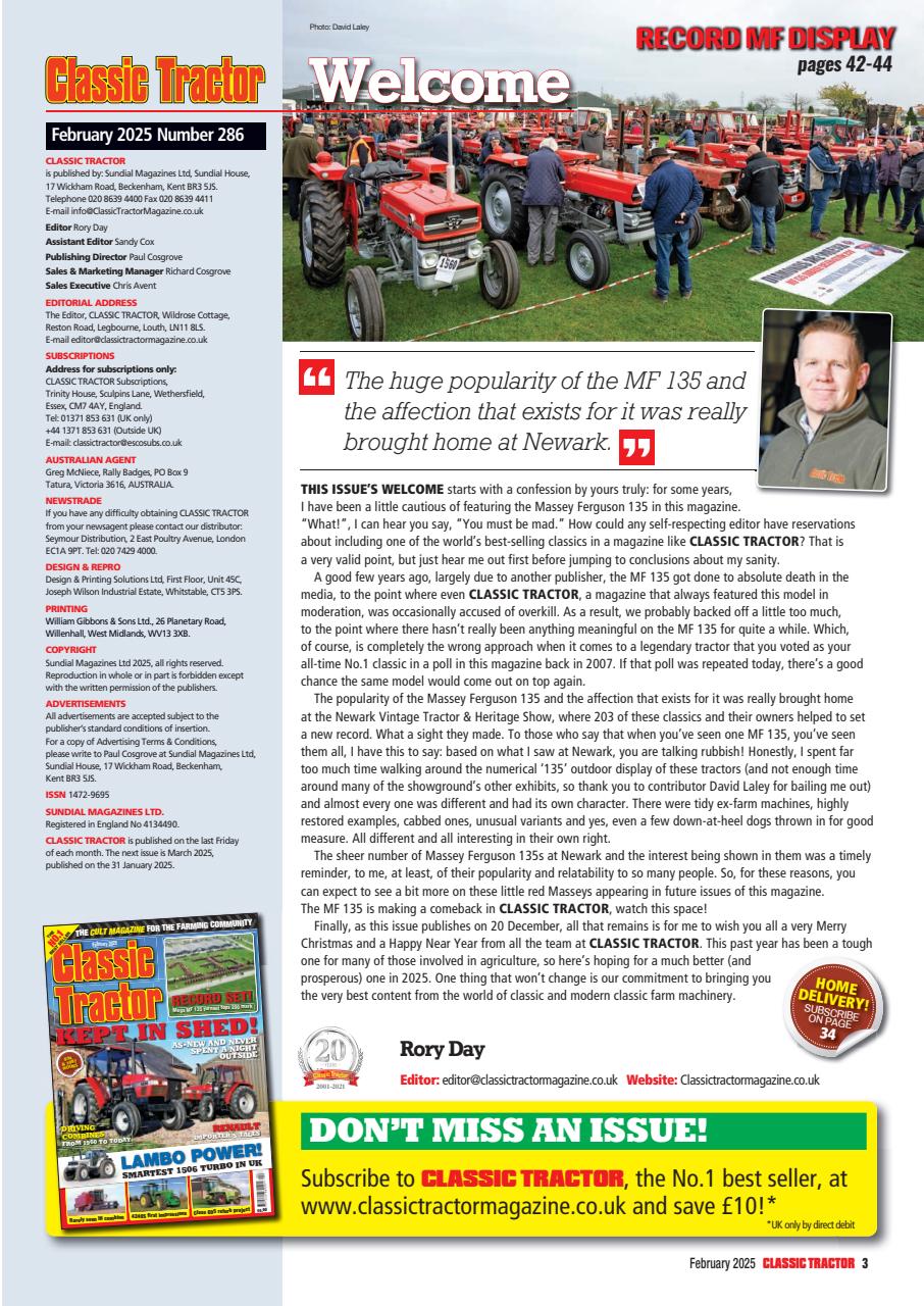 Classic Tractor Preview Pages
