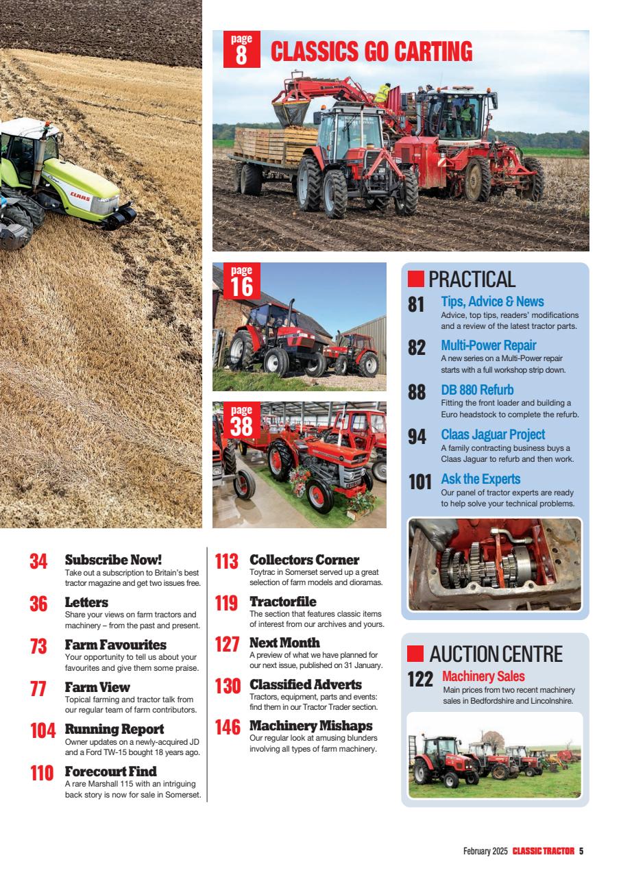 Classic Tractor Preview Pages