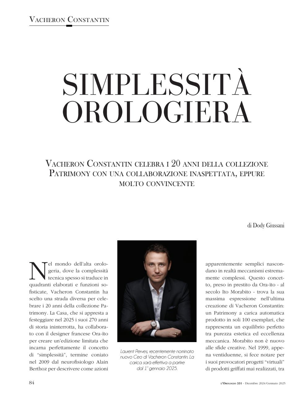 L'Orologio Preview Pages