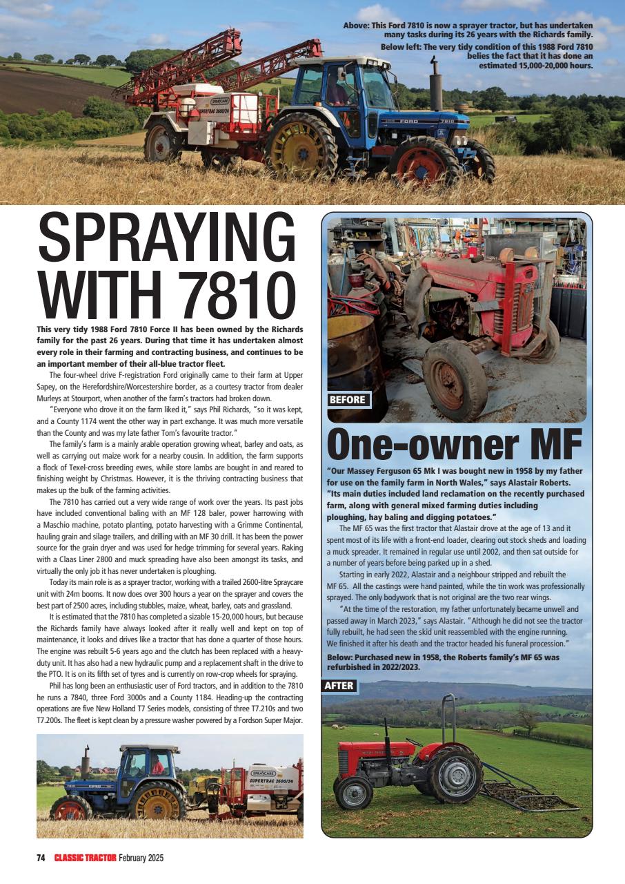 Classic Tractor Preview Pages