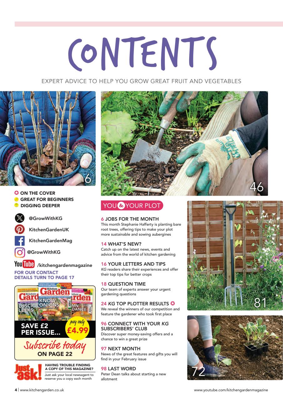 Kitchen Garden Magazine Preview Pages