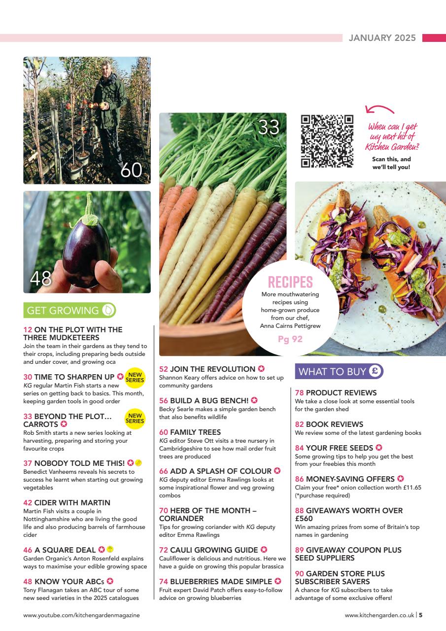 Kitchen Garden Magazine Preview Pages
